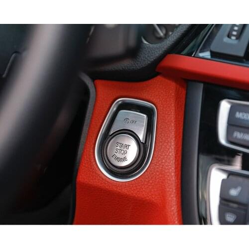 Stainless Steel ENGINE START STOP Switch Button Trim Covers For bmw F30 F34 F10 F20 x1 x3 x5 x6 1/2/3/4/5/6/7 Series Car Parts
