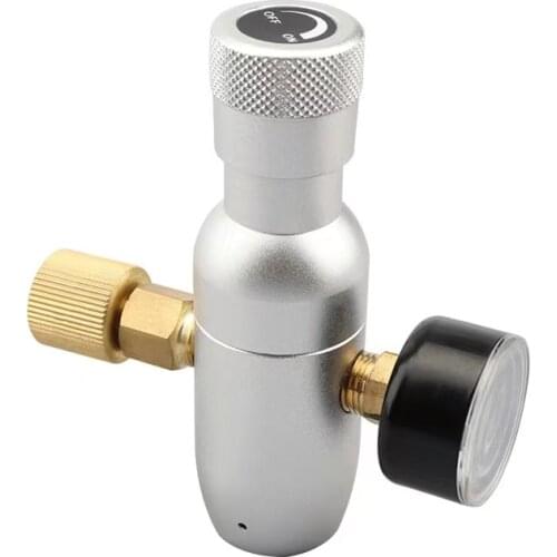 Premium Regulated Compact CO2 Injector, 0~150 psi, Anodised Aluminium Body