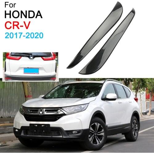 Rear Trunk Protector Corner Styling Mouldings Sticker Cover for Honda CRV 5th Accessories 2017 2018 2019 2020