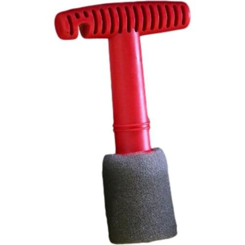 Wheel Lug Nut Cleaning Polishing Brush With Handle And Insert Essential Tool For Car Washing Deep Clean Ergonomic Design