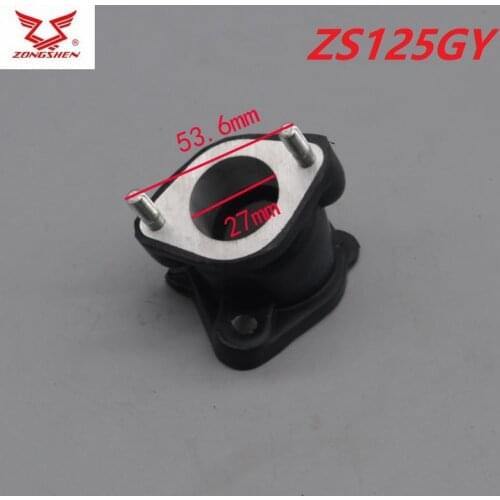 JH125L ZS125GY 125cc 150cc jialing zongshen MOTORCYCLE INTAKE PIPE MANIFOLDS RUBBER CARBURETOR CONNECTOR MOTORCYCLE ACCESSORIES