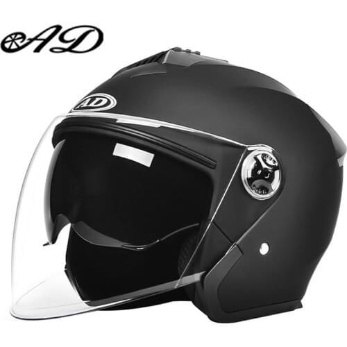 LED smart motorcycle Half Helmet man woman Vintage Removable scooter helmet cycling bike Electric Moto Open Face safety Helmets