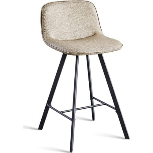 Modern Minimalist Bar Stool Chair Household Bar Counter Chair Loft Wrought Iron Bar High Foot Chair Bar Stool Industry Style