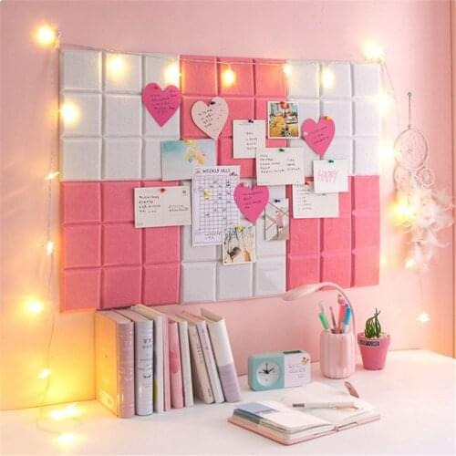 Fresh Nordic Style Felt Letter Note Board Message Board Home Decor Office Planner Schedule Board Photo Display Wall Decoration