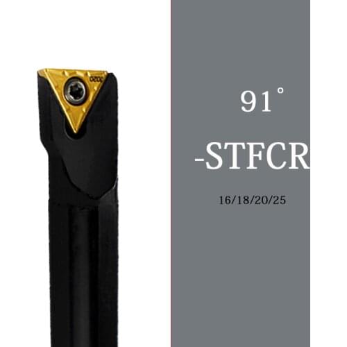 1PCS Internal Turning Tool Holder S16Q S20R S25S S18Q STFCR16 HIgh-Quality CNC Cutter STFCR Carbide Wood Turning Tools For TCMT