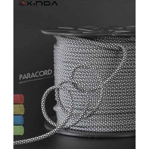 Xinda outdoor 4mm paracord mountaineering auxiliary line 9 core life-saving rope equipment safety multifunctional rope
