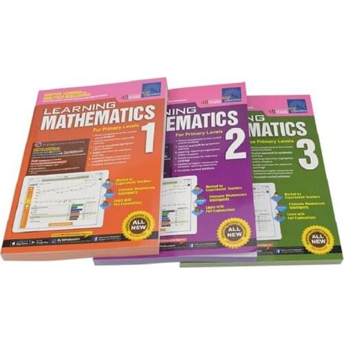 3 Books /Set SAP Learning Mathematics Book Grade 1-3 Children Learn Math Books Singapore Primary School Mathematics Textbook