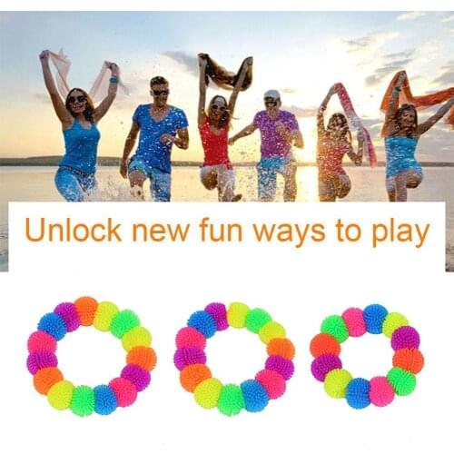 Colorful Soft Bracelet Elastic TPR Material Skin-friendly Fidget Toy Decompression Toys Release Anxiety Pressure Adult Reli U9R7