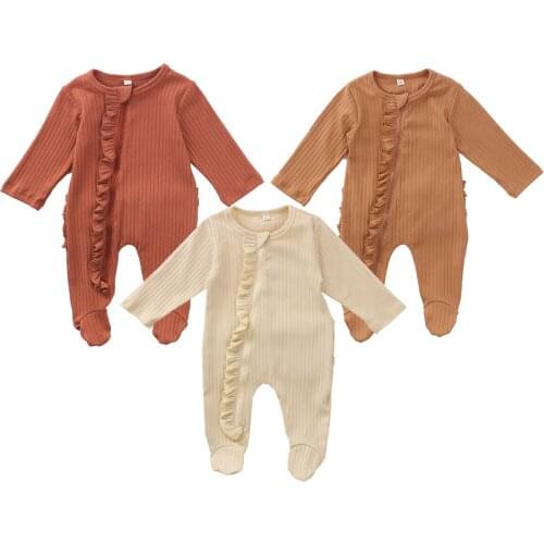 Newborn Winter Zipper Rompers Long Sleeves Fall Baby Boys Cotton Cartoon Clothes Casual Girl Jumpsuit Infant Soft Pajamas