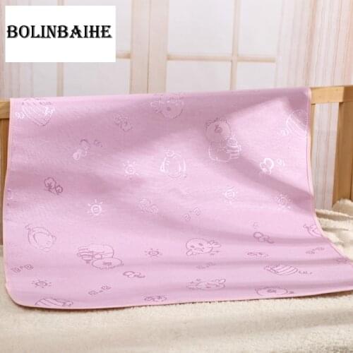 Baby Changing Pad Infant Waterproof Diaper changing mat Washable Baby Mattress ice silk cover Change Play Mat