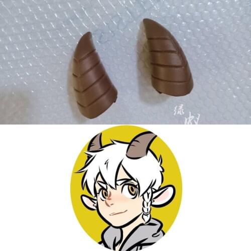 1031 All Saints Street Neil Bowman Cosplay Horns Head Clip Headwear Hairwear Cosplay Props Accessories