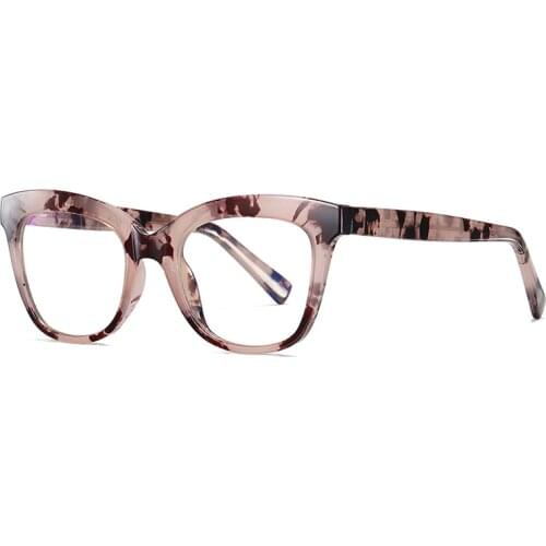 LNFCXI TR90 Round Ocean Transparent Light Blocking Glasses Computer Glasses for Women Anti Radiation Gaming Glasses Spring Leg