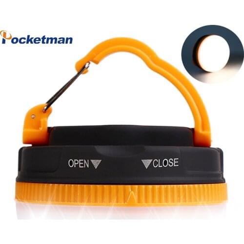 Portable Led Waterproof Camping Lantern 5 Modes 3W Lights Warm White Outdoor Night Fishing Hunting Work Lamp Emergency Lighting