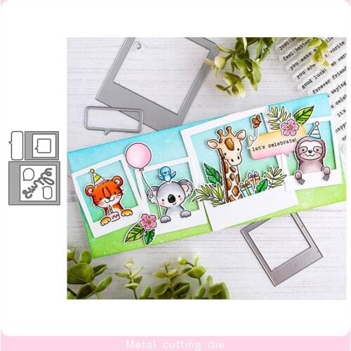 Photo Stack frame Metal Cutting Dies for DIY Scrapbooking Photo Album Decorative Embossing Paper Card Crafts Die Cut 2020