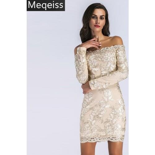 Chic Embroidery Celebrity Sexy Women Sequins Dress Fashion Summer New Woman Slim Vintage Bodycon Luxury Club Party Dresses 2019