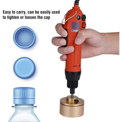 10-50mm Large Torque Speed Adjustable Capping Machine Handheld Electric Sealing Tightener Screwing Unscrewing Capper Bottle Tool