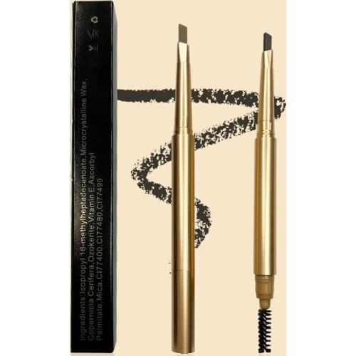 10 Piece Double-head Eyebrow Pencil Waterproof Sweat-proof Long-lasting Makeup Private Label