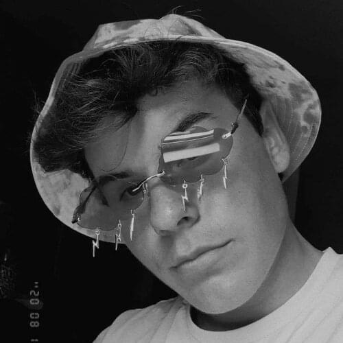 2021 Vintage Personality Rimless Sunglasses Women Men Cloud Shapes Sun Glasses Outdoor Funny Sunglasses Brand Design Gafas