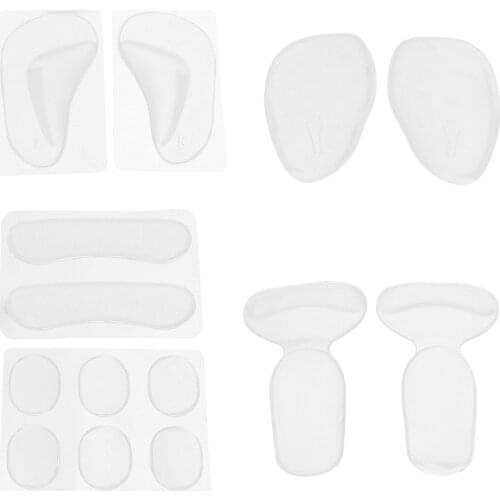 5 in 1 Anti Slip Heel Cushion Inserts High Heel Forefoot Pads Liners Set