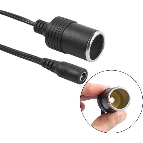 12V 24V Car Cigarette Lighter Charger Cable Socket Female Plug Connector Adapter