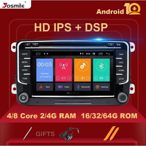 2 Din Android 10 Car Radio For VW Passat B6 T5amarok volkswagen Skoda Octavia 2 Polo seat leongolf 5 6 Multimedia GPS Navigation