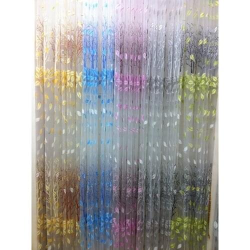 CS 101 Chic Floral Type Tulle Voile Door Window Curtain fabric Drape Panel Sheer Scarf Valance decorative Curtain fabrics