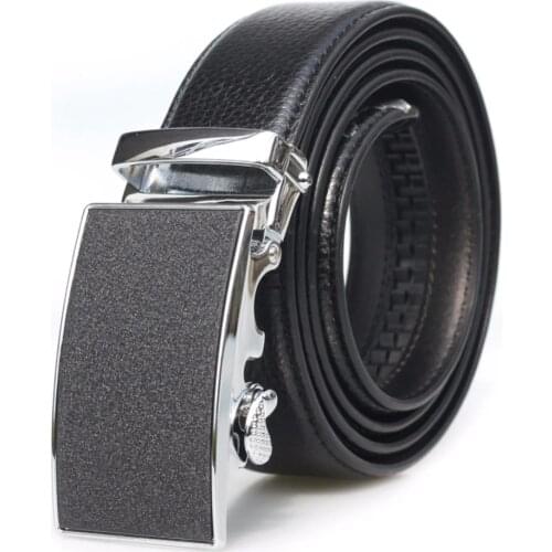 Hongmioo 2017 New Designer Fashion Belt For Man Automatic Buckle Leather Belt For Mens 90cm-130cm Luxury Belts For Men