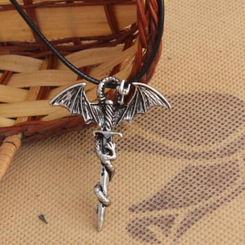 Korean Retro Harajuku Hip Hop Angel Wings Pendant Stainless Steel Men E-girl Necklace Disco Couple Gothic Colar Necklace Jewelry