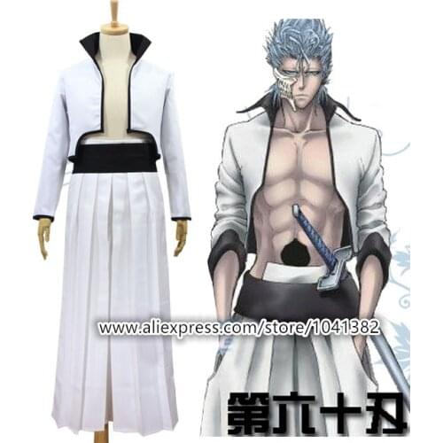 Bleach Grimmjow Jaegerjaquez Cosplay Costume
