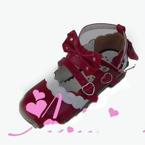 Princess sweet lolita shose Loliloliyoyo antaina lolita rhinestone cute bow shoes an8866