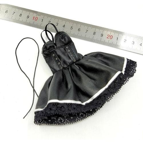 1/6 Scale Black Dress Model for 12" Female Figure Doll