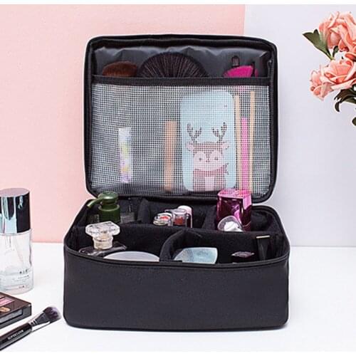 New Portable Women Cosmetic Bag Multifunction Organizer Waterproof Portable Makeup Bag Travel Necessity Beauty Case Wash Pouch