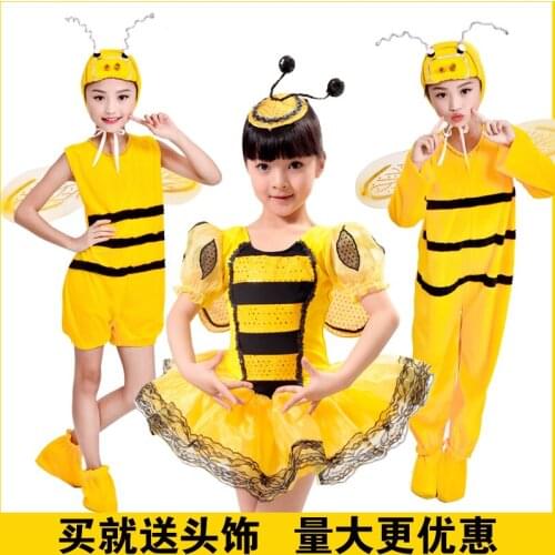 Animal bee performance clothing new childrens costumes childrens dress cute clothes