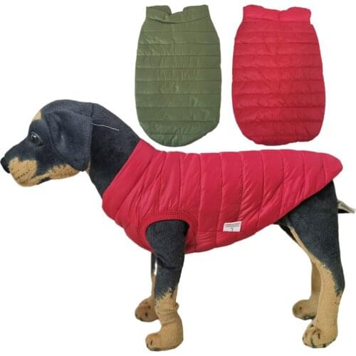 Autumn Winter New Pet Dog Clothes Winter Small Dog Cat Cotton Vest Jacket Pet Dog Coat Puppy Designer Dog Clothes Chihuahua