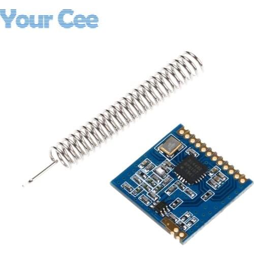 20 Set Mini SI4432 Remote Wireless Transceiver Communication Module 240MHZ-930MHZ + Spring Antenna, Distance 1000m