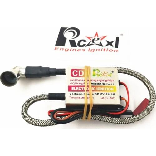Rcexl Ignition CDI CM6 Spark Plug Rc Airplane DA DLE Gas Petrol Engine Igniter For DLE20/DLE30/DLE55/CRRCpro GP26R/GP50R Engine