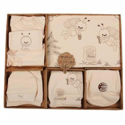 Silky Organic 11 Piece Baby Hospital Output Boy-Girl 100 at 100 ORGANIC-ULTRA SOFT TOOL