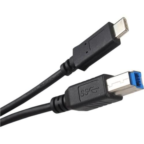 USB 3.1 Type C to 3.0 BM USB 2.0 B Male Cable Interface Data Transmission Connector for Macbook Laptop Printer Hard Disk Scanner