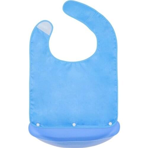 Adult Elderly Mealtime Bib Apron Diving Waterproof Anti-oil Reusable Alzheimers Disease Brain Stalk Patient Dining Aid