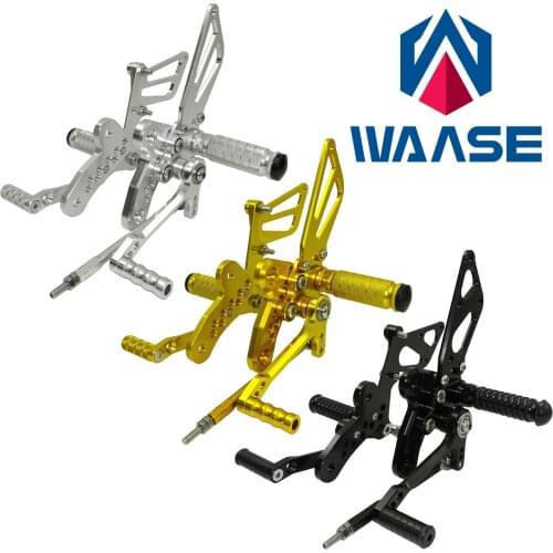 Motorcycle Adjustable Rearset Footrests Foot Pegs Pedals For SUZUKI Hayabusa GSXR GSX-R 1300 GSX1300R 1999-2007 2008-2021 2012