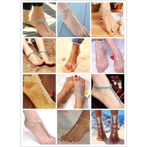1PC Barefoot Sandals Anklet Bracelet For Women Bridal Toe Ankle Foot Chain Jewelry Beach Wedding Hot Sales Multi Styles