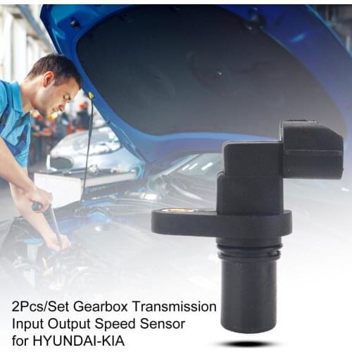 2Pcs/Set Gearbox Transmission Input Output Speed Sensor 2620-39200 42621-39200 for HYUNDAI-KIA