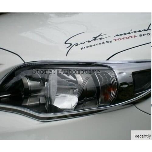 2011-2012 for Toyota Corolla ABS Chrome Front headlight Lamp Cover