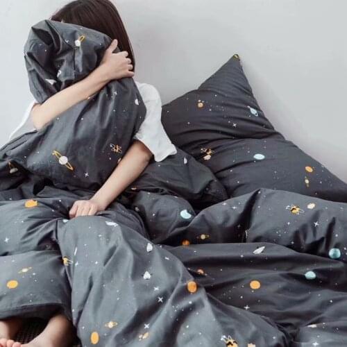 235cm x 50cm Cosmic planet full cotton lining cloth DIY Sheet Quilt cover Bedding cloth Decorate manual fabric 255g/m