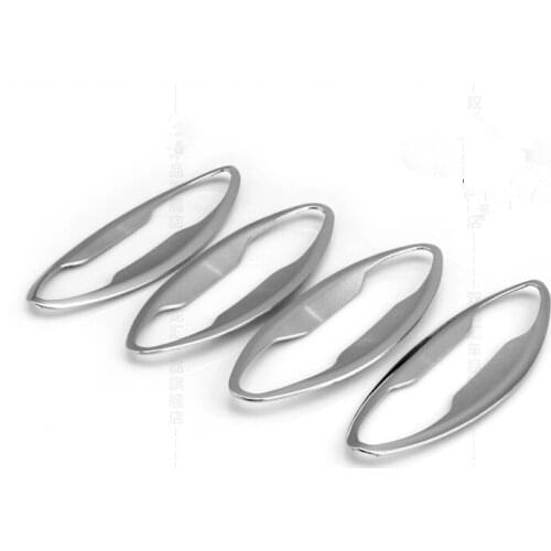FUNDUOO For Honda Accord 2014 2015 2016 2017 Chrome Door Handle Cup Bowl Cover Trim Sticker auto accessories 4 pcs