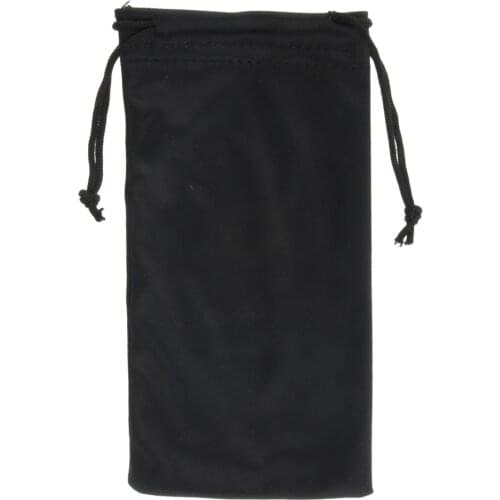 10x Black Drawstring Pouch Eyeglasses Cell Phone Mp3 Keys Storage Bag Case