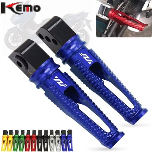 For Yamaha YZF R1 YZF R6 YZF R1M YZF R1S Motorcycle Accesstories Foot Pegs Pedals CNC Aluminum Rear Passenger Footpegs