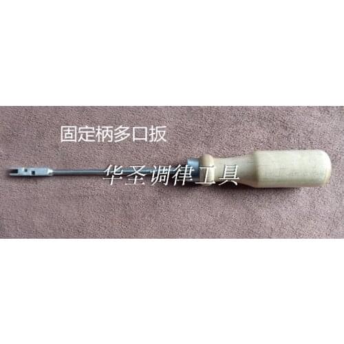 Piano tuning tool piano accessories with handle multi-port color wooden handle