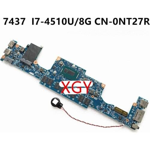 For DELL Inspiron 7437 motherboard NT27R 0NT27R DOH40 12310-1 RKNM5 I7-4510U 8GB 100% Test OK