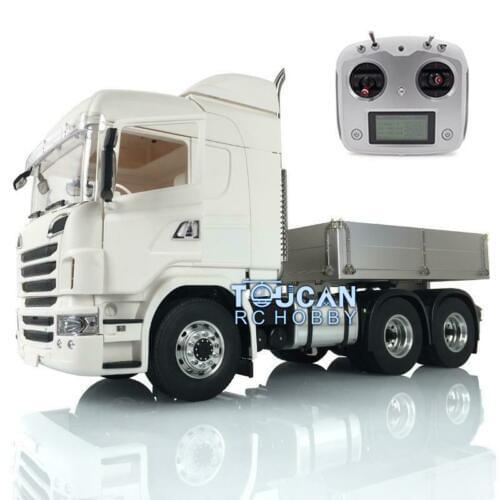 1/14 LESU Metal Chassis Hercul R730 Sca Cab W/ Hopper Radio Tractor Trcuk Car THZH0668-SMT4